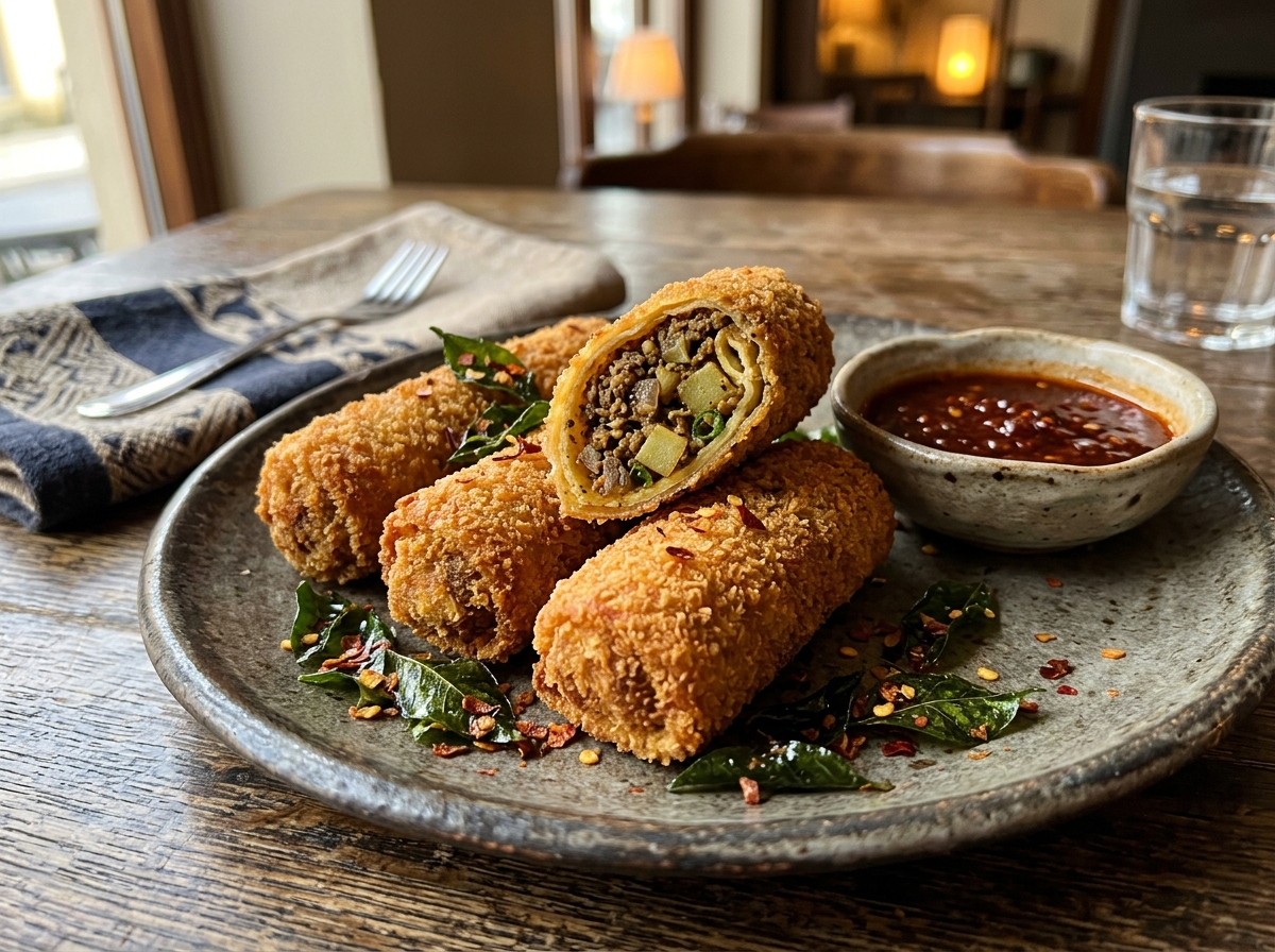 Sri Lankan Mutton Rolls