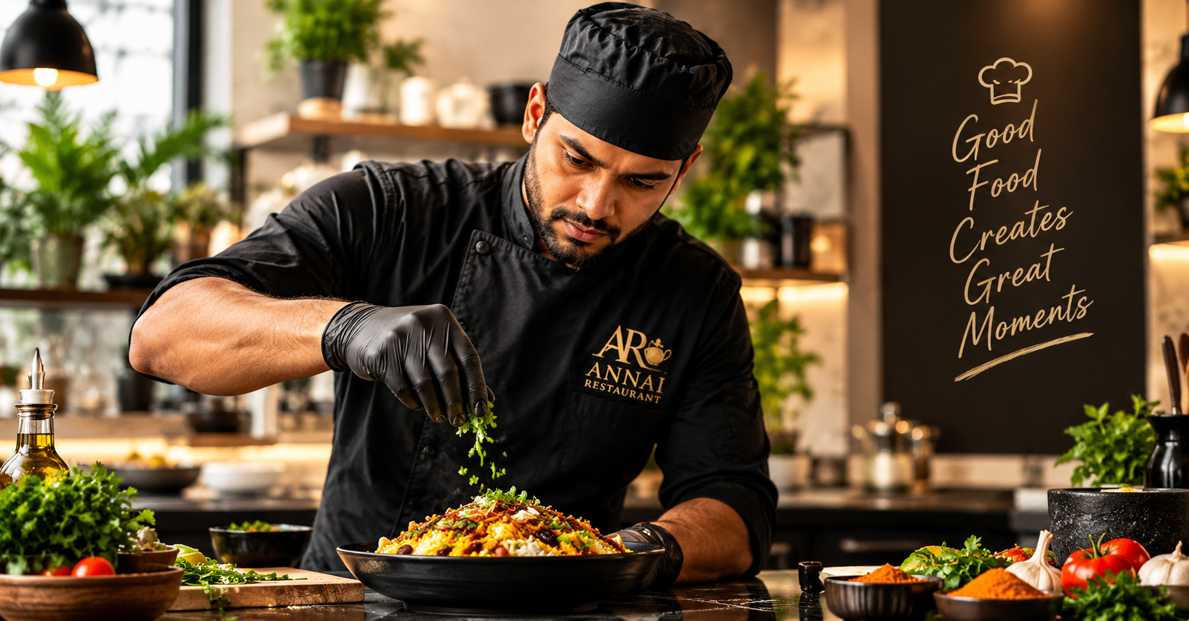 Head Chef Crafting Dishes